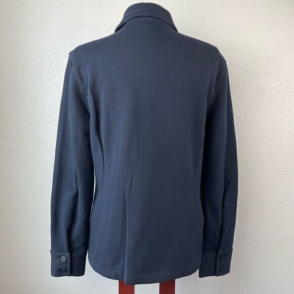 Lauren Ralph Lauren Black Pea Coat Size M EUC - Picture 4 of 5